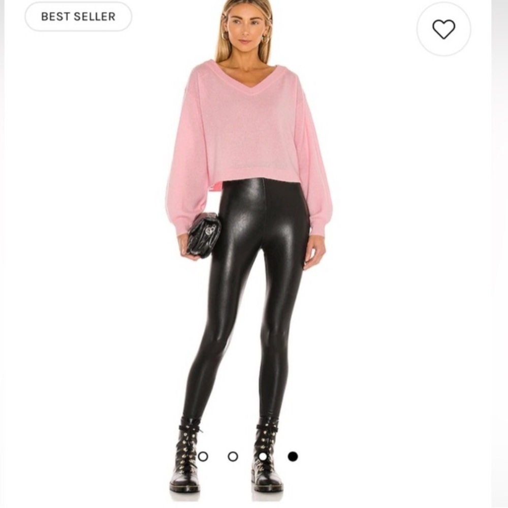 $118 Commando - Perfect Control Faux Leather Legging in Black